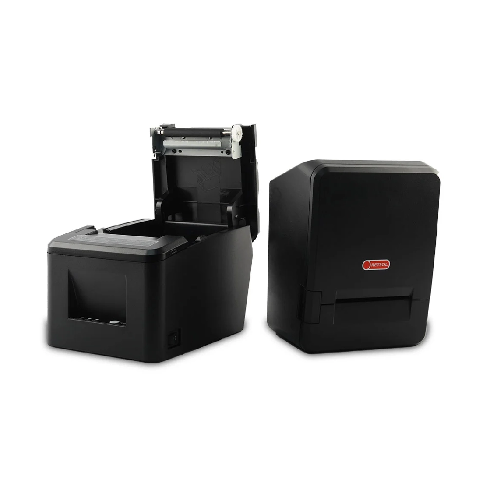 Retsol RTP-80 Thermal Receipt Printer Black | White USB| Ethernet| Serial view 2